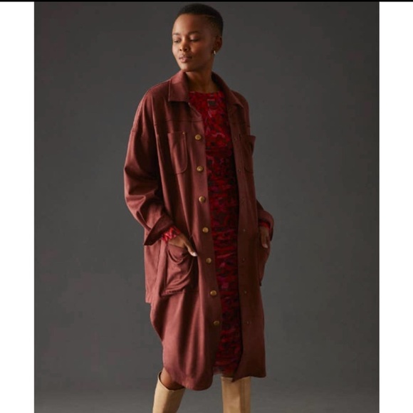 Anthropologie Jackets & Blazers - Anthropologie Pilcro “suede” shacket- size medium. Very roomy like XXL/Plus 1x